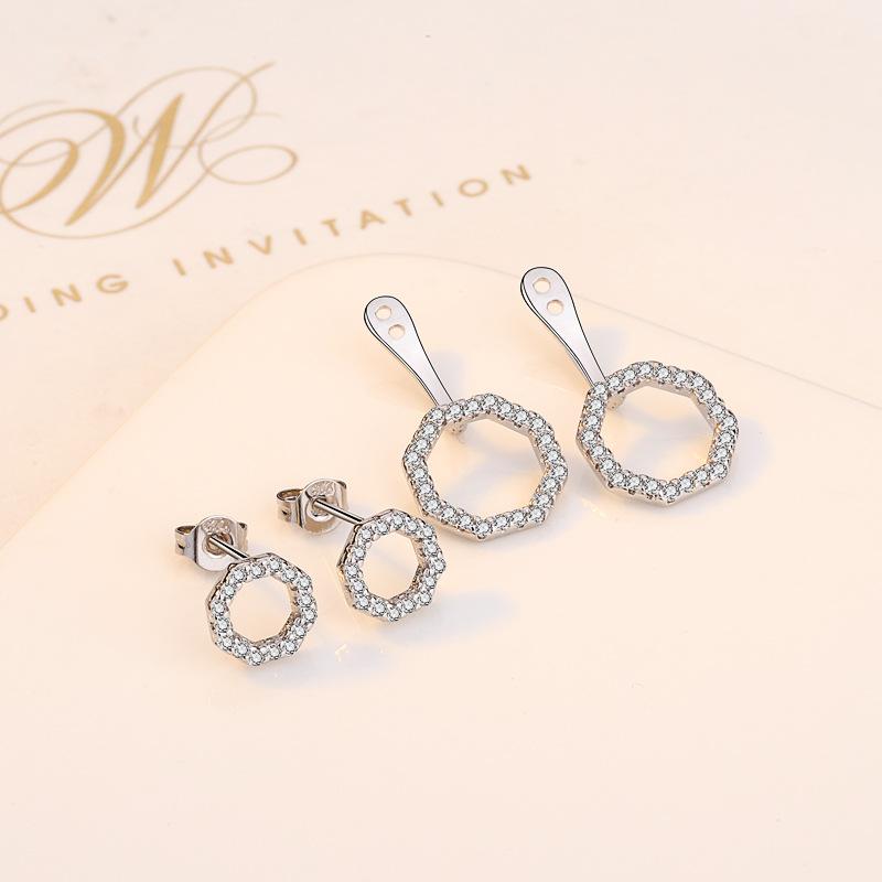 Lindon Women's Zircon Copper Alloy Earrings - Wedding Party Gift Pendant Earrings
