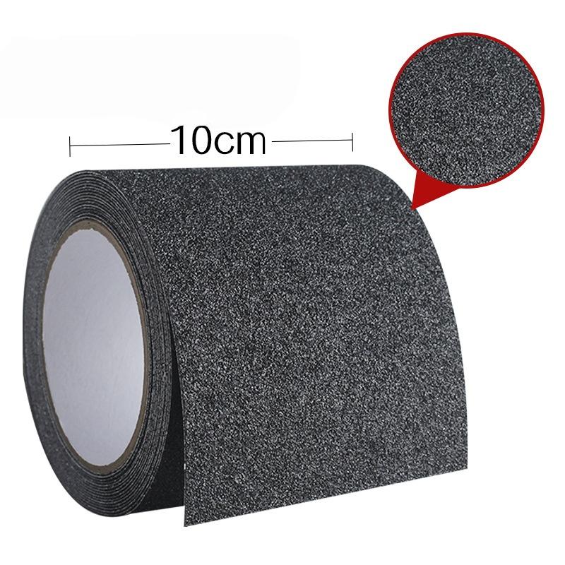 1Roll 10cm*5m Anti Slip Tape Self-adhesive Non Skid Ramp High Traction Friction Abrasive Adhesive Sticker For Stair Floor Step
