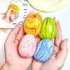 Marble Pattern Stress Cube Toy Anxiety Relief Flow Texture Egg Squeeze Sensory Toy Slow Rebound TPR Decompression Stress Ball