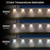 Waterproof Solar Fence Lights Dimmable Panel Solar Deck Light Solar Wall Light  Backyard Garden