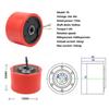5065 14N12P 3" 70mm 24v-36v 150w Hallow Shaft Hub Motor Wheel hall sensor mini Scooter without Shaft for Electric Skateboard