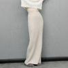 Temperament: Women's High-End Ribbed Knit Midi Pencil Skirt