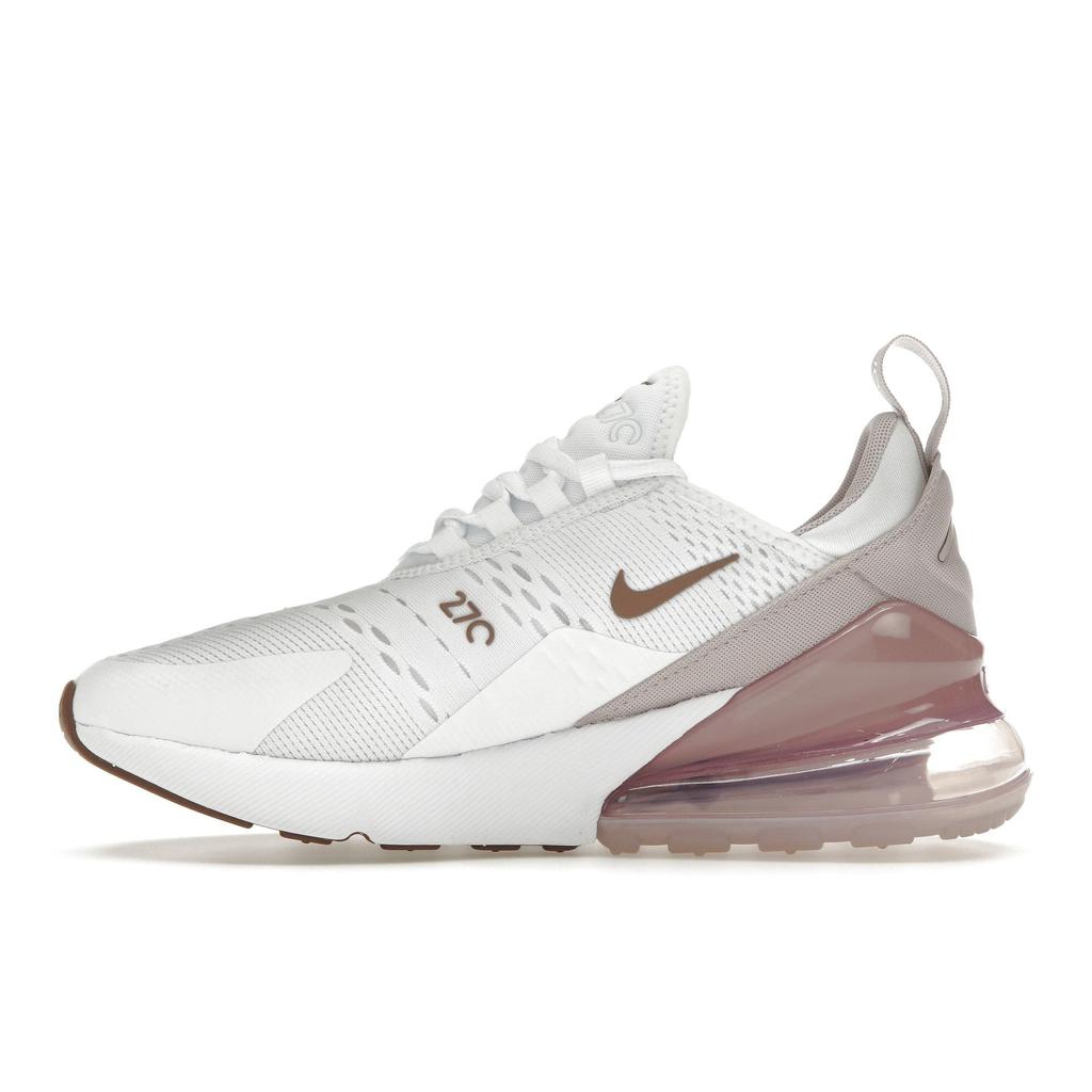 Nike  Air Max 270 White Platinum Violet Women Sneakers Smokey-Mauve Black AH6789-120
