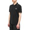 STONE ISLAND Ss23 Striped Trim Polo Shirt Men Tops Black 10152SC18-A0029