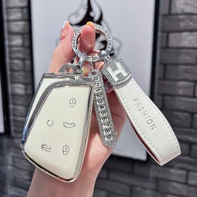 TPU pouzdro na klíčenku k autu Ochranný kryt pro Dongfeng Motor Fengshen Aeolus G59 Gs Ev500 Dfsk Ochranné doplňky
