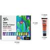 Mont Marte Acrylic Paint Set, Pastel Colors, Modern Design, Decorative Items, 24 Colors (36ml), Great Set, Perfect for Fabric, Canvas, Wood Products,