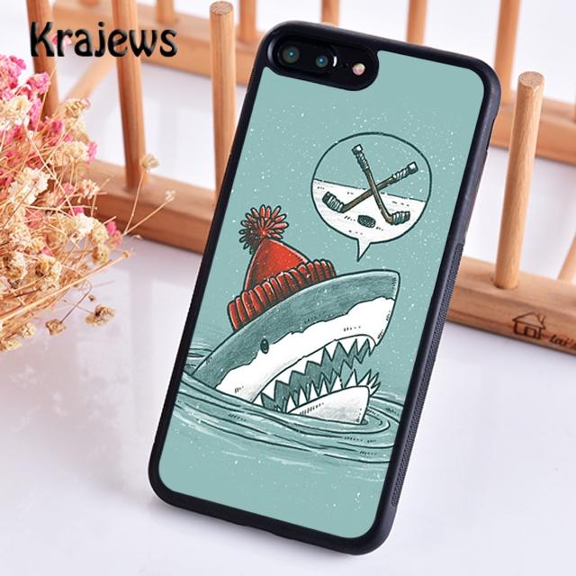 Krajews Ice Hockey Club Pattern Phone Case Cover For iPhone 17 Air 16 15 14 plus 11 12 pro max coque Shell Fundas