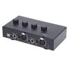2 Channel Microphone Amplifier USB 5V DC Powered 48V Phantom Power Amplifier for Dynamic Condenser Mic Guitar