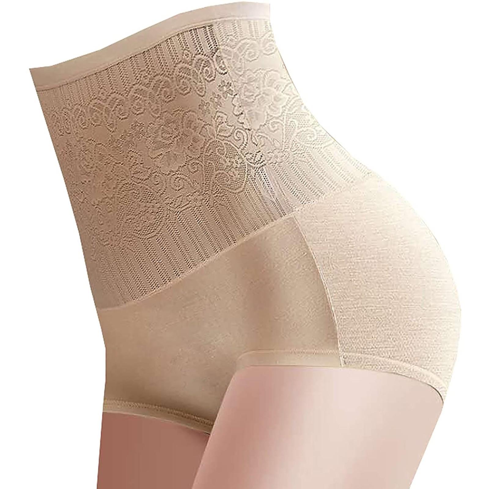 Женские однотонные трусы для коррекции фигуры на животе и бедрах с высокой талией — фото 7