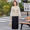 2026 Stylish Spring Cardigan Vest for Moms: New Chinese & National Style, Perfect for Middle-aged & Elderly in Spring/Autumn