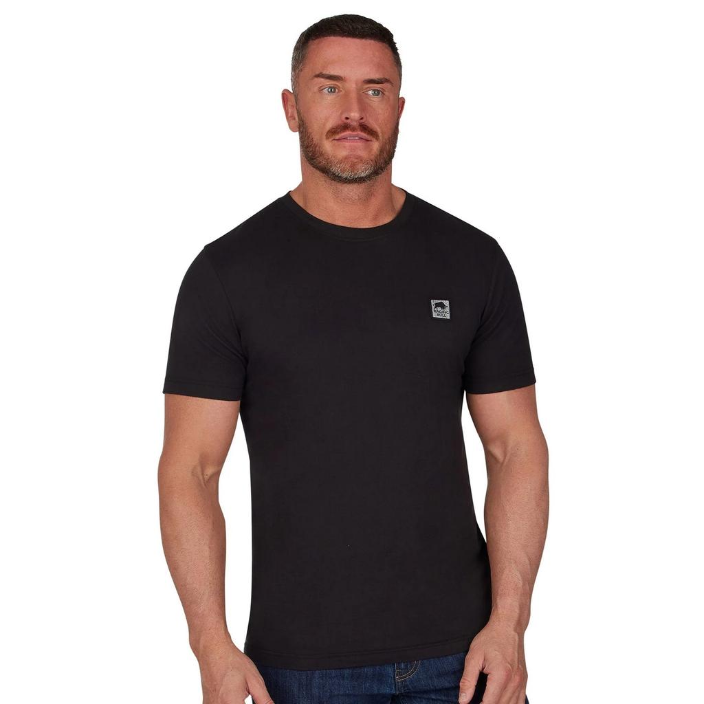 Raging Bull Mens Woven Patch T-Shirt