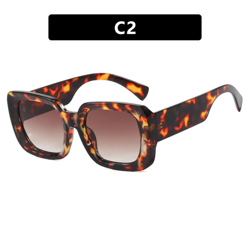 Luxury Designer Square Sunglasses Women Men Fashion Classic Vintage Sun Glasses Punk Outdoor Driving Eyewear