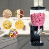 Food Storage Dispenser Plastic Food Storage Grain Distributor Rotating Knob Candy Dispenser for Candy Nuts Grains Granola Snack