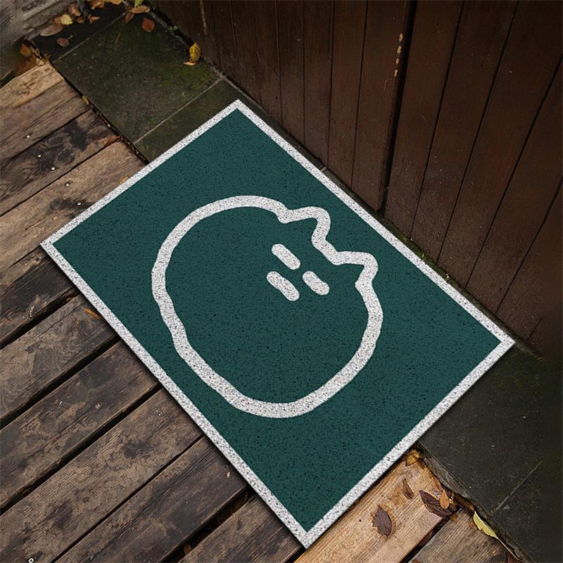 Abstract Symbol Carpet Minimalist Geometric Design Rug Non-Slip Outdoor Mat Style for Entryway Home Decoration Door Mat Home Mat 40X60CM