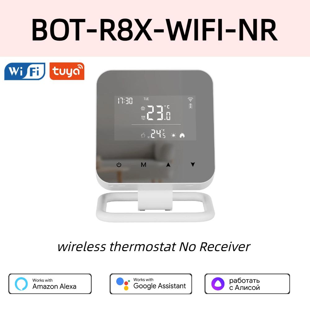 Beok Wireless Hub Controller for Gas Boiler  Zone Heating Water floor Heating System 8-Channel Thermostat for Actuator Pump