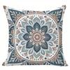 Ethnic Mandala Floral Pillow Covers Pattern Cushion Covers Zippered Single Sided For Sofa Living Room Bedroom Outdoor Home Decor