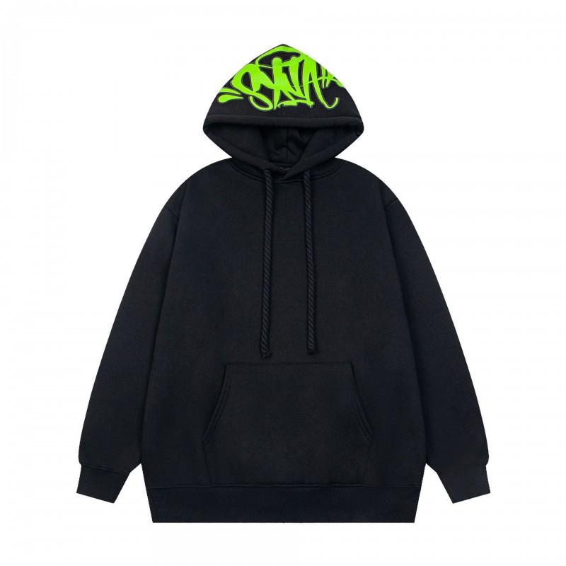High Quality SynaWord Hip Hop Streetwear Hoodie Sweatpants Set Men Women