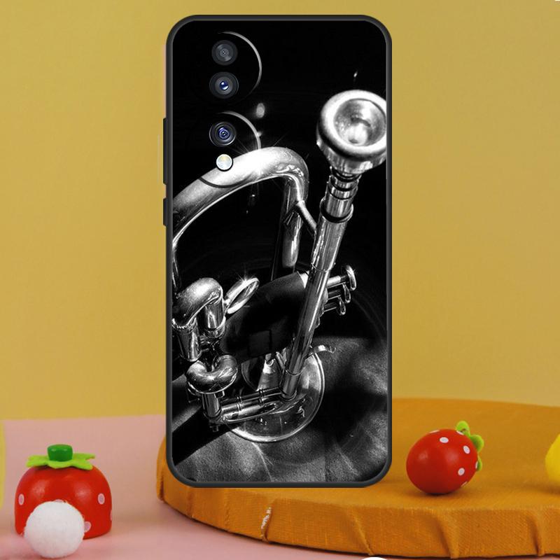 Piccolo Trumpet Brass Instruments Case For Honor 200 Pro X9c X9a X8a X7a X6a X7 X8 X9 X8b X9b 50 70 90 Magic 6 5 Lite Cover Honor Magic5 Lite
