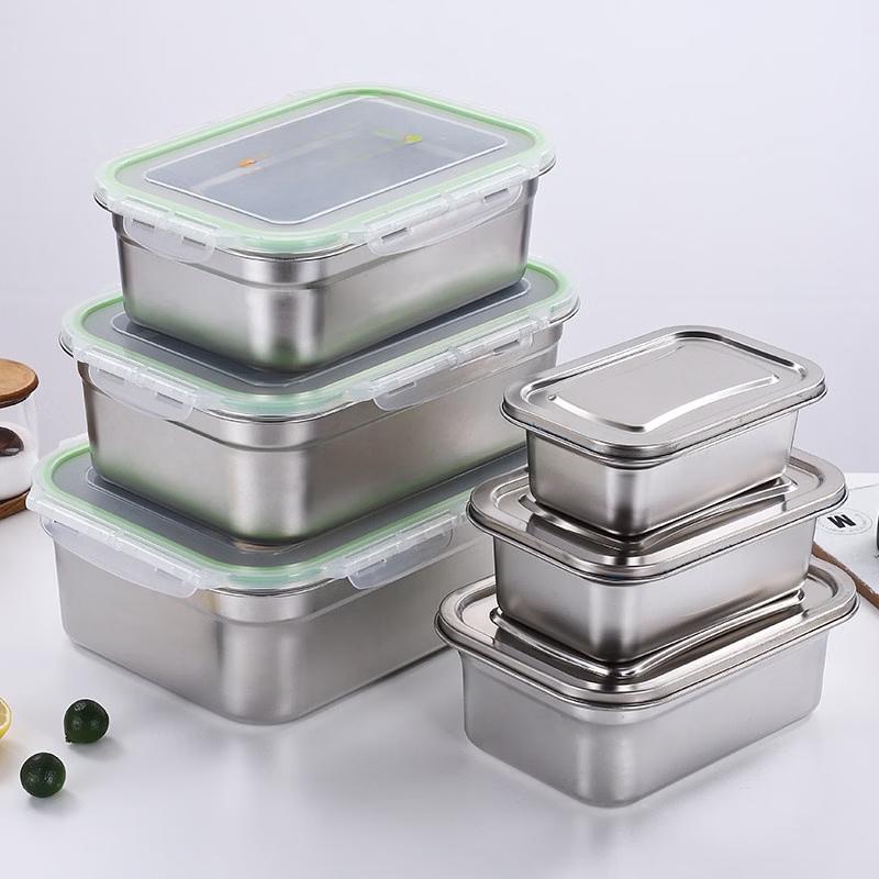 304 Stainless Steel Food Storage Container