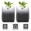 100Pcs Nursery Growing Bags Non-Woven Fabric Seedling Pots For Planting Seed Starting Pots Pouches For Vegetable Flower Fruit