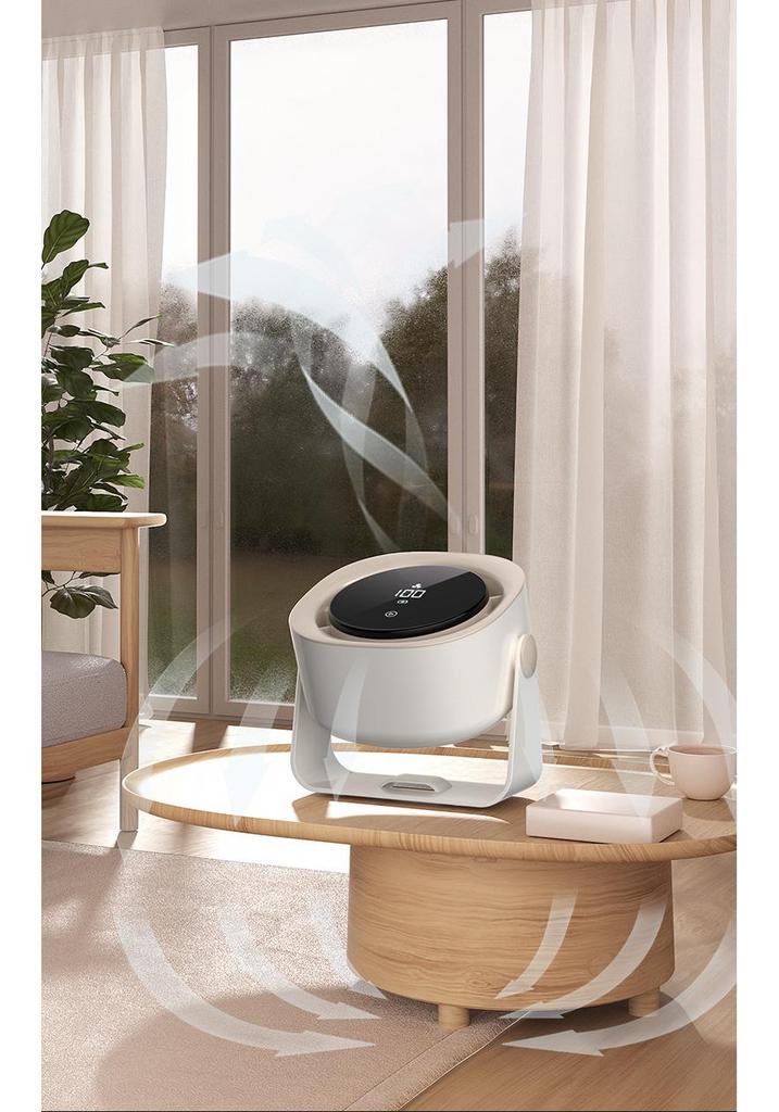 Wall-Mounted Bladeless Touch Screen Circulation Fan for Home and Office