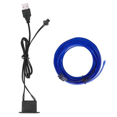 3 Metri / 9.8ft Lumină Ambientală Auto USB Bandă LED Flexibilă Lampă Decorativă Interior Auto