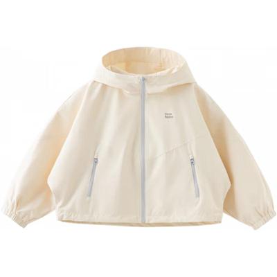 DAVE & BELLA Girls' Waterproof Hooded Spring Jacket