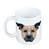 Staffordshire Bull Terrier, Staffik, Staffi -Kubek Ze Zdjęciem I Napisem Geometryczny Pies Art-Dog