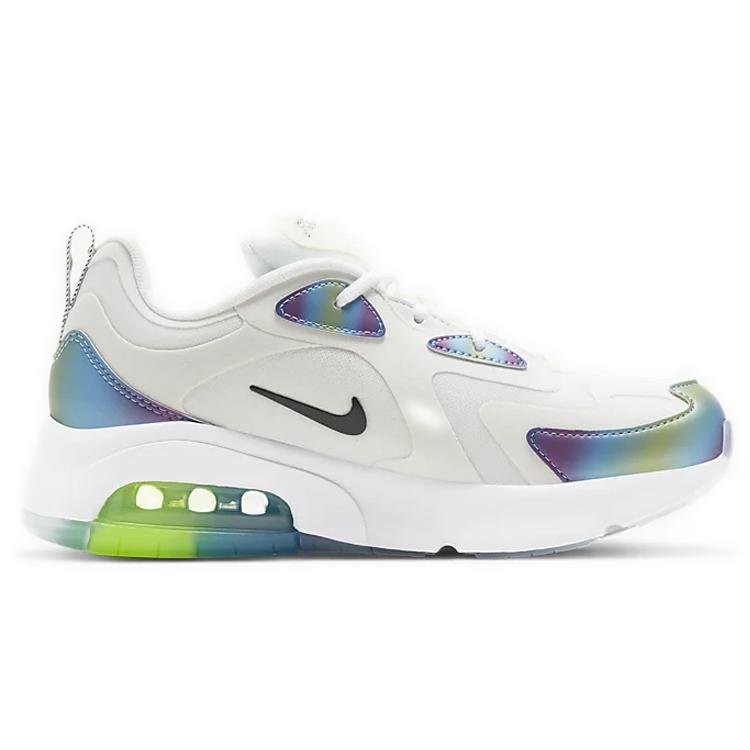 Nike Air Max 200 Grade School 'Bubble Pack - Summit White' (Unisex) Summit White / Platinum Tint / White / Black Kids' Running Shoes CT9632 100