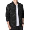 Men's 2025 Autumn/Winter Letter Print Bomber Jacket with Fleece Zip Outerwear – Versatile, Comfortable Baseball Style