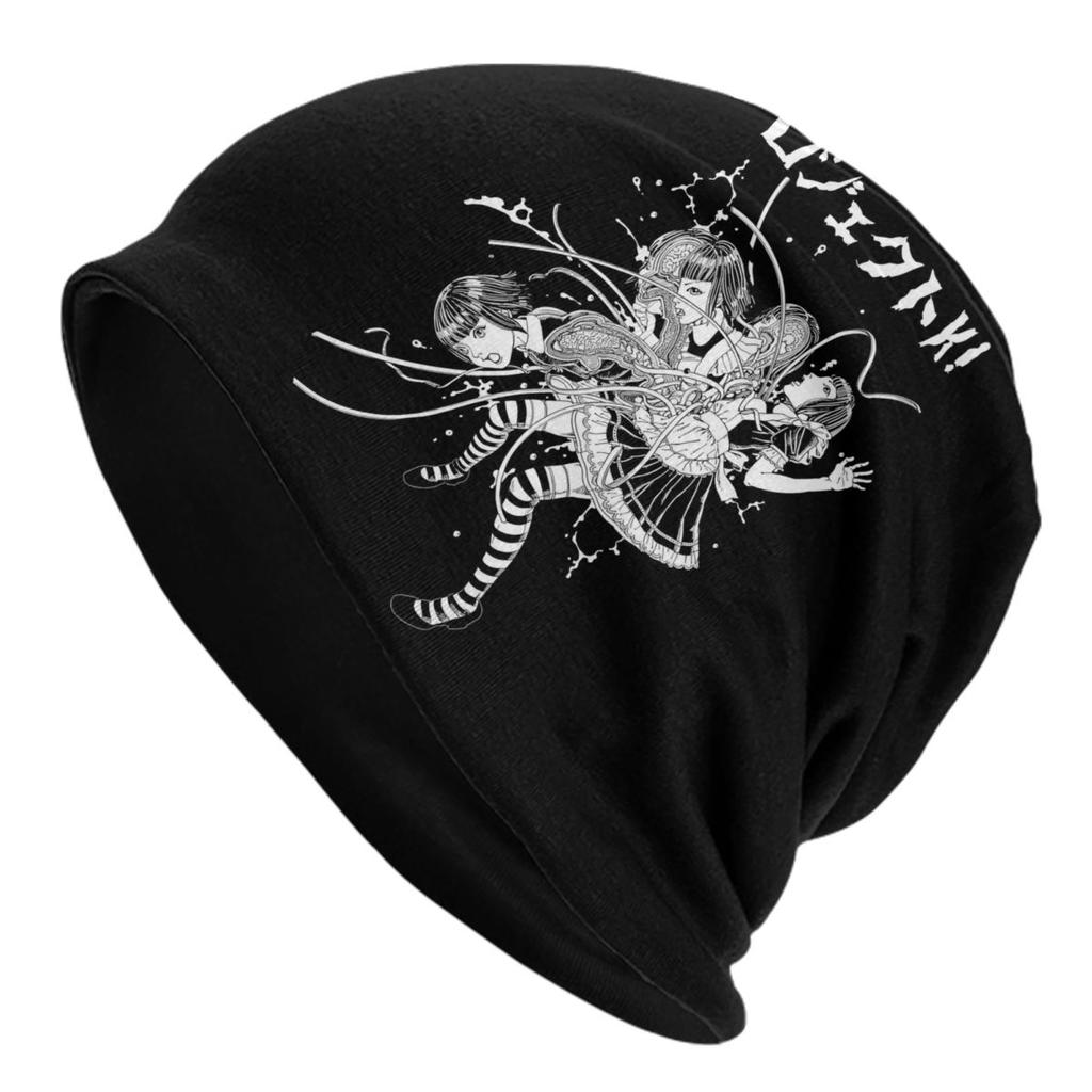 Cool Winter Warm Knitting Hats Adult Unisex Japan JoJos Bizarre Adventure Anime Skullies Beanies Caps Unisexga Bonnet Hats
