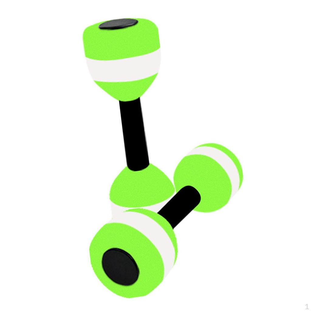 2 gantere acvatice pentru exerciții, ușoare și ușor de apucat, piscină, zona lombară