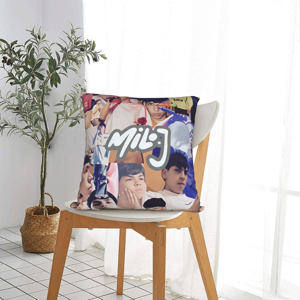 Rapper Milo J  111  Pillow Cover  Kawaii Pillow Case For Couch Sofa Bedroom Comfy Pillowcases Gift