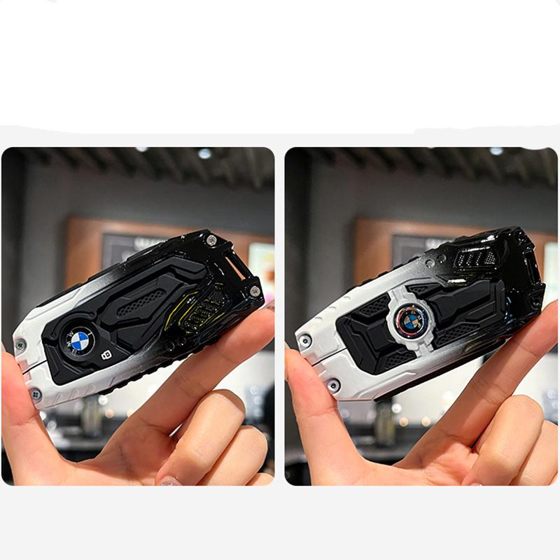 Metal Car Key Case Cover Protector Shell Fob For BMW F20 G20 G30 X1 X3 X4 X5 G05 X6 X7 G11 F15 F16 G01 G02 Keychain Accessories VD0