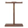 Walnut Wood Headphone Stand with Anti-slip Groove,Universal Desk Holder for Over-ear Gaming Headset,Earbuds Storage Display Rack