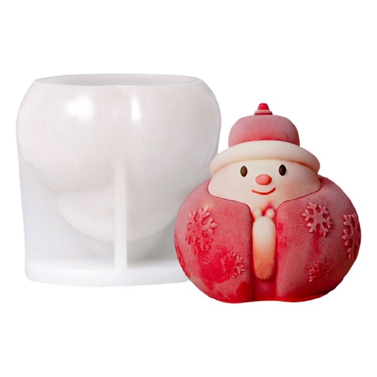 Chocolate Molds Christmas Santa Silicone Molds Mousses Cake Decorating Molds Baking Tool for Mousses Cake, Pastry