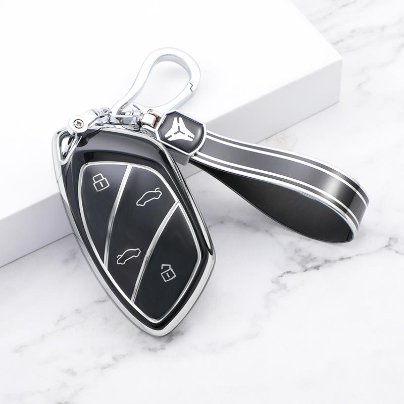 Für Elektrische Roewe Rx5 I6 I5 Rx3 Rx8 Erx5 Mg Zs Ev Mg6 Ezs Hs Ehs Marvel X Marvel R Schlüsselose TPU Auto Schlüsselhülle Schlüsselanhänger Tasche