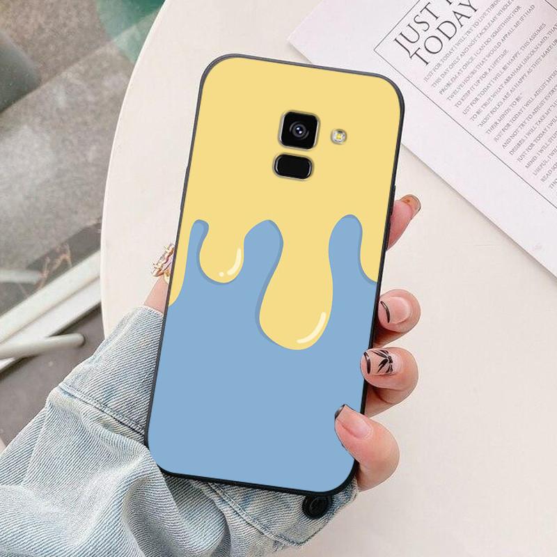 silicon case For Samsung Galaxy A8 2018 A530 A530F case astronaut Soft TPU Phone Cover For Samsung A8 Plus 2018 A730 A730F Case