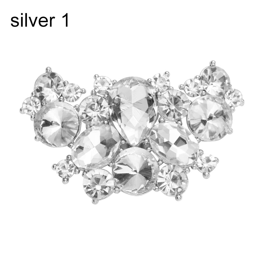 1PC European Fashion Crystal Shoe Clip Transformation Style Women's Shoes Decorations Rhinestone Charm Clothing Collocation