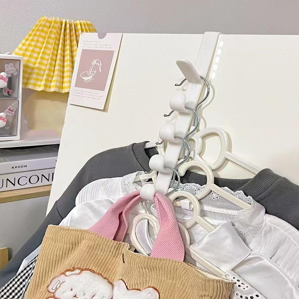 2pcs-Hooks for Door Simple Design, Suitable for 4.5cm Thick Door, Strong Load-bearing Wardrobe/bathroom/cabinet Universal