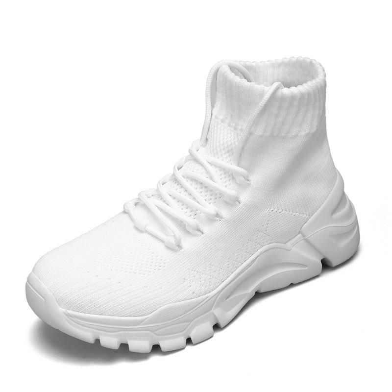 

Большие размеры, спортивная женская обувь, дышащие носки с плетением из мухи, низкие ботинки на шнуровке 46