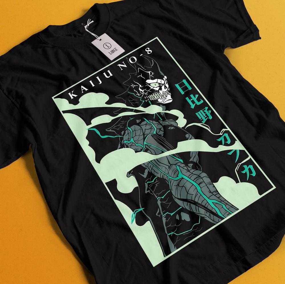 

Kaiju No 8 Tshirt Kafka Hibino Shirt Mina Ashiro T-Shirt Gen Narumi Tee Soshiro M