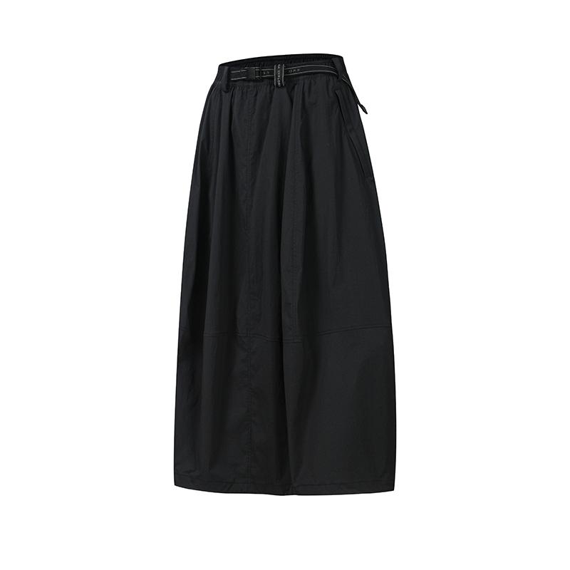 FILA Explore Simple Fashion Versatile Comfortable Casual Long Skirt Women skirts A11W637306FBK L