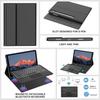 Samsung Tablet S9 FE Plus 12.4" RGB Backlit Touch Keyboard & Leather Protective Case