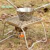 Gas Stove Stand High Stability Heat-Resistant Rustproof Portable Folding Picnic BBQ Grill Grate Camping Supplies