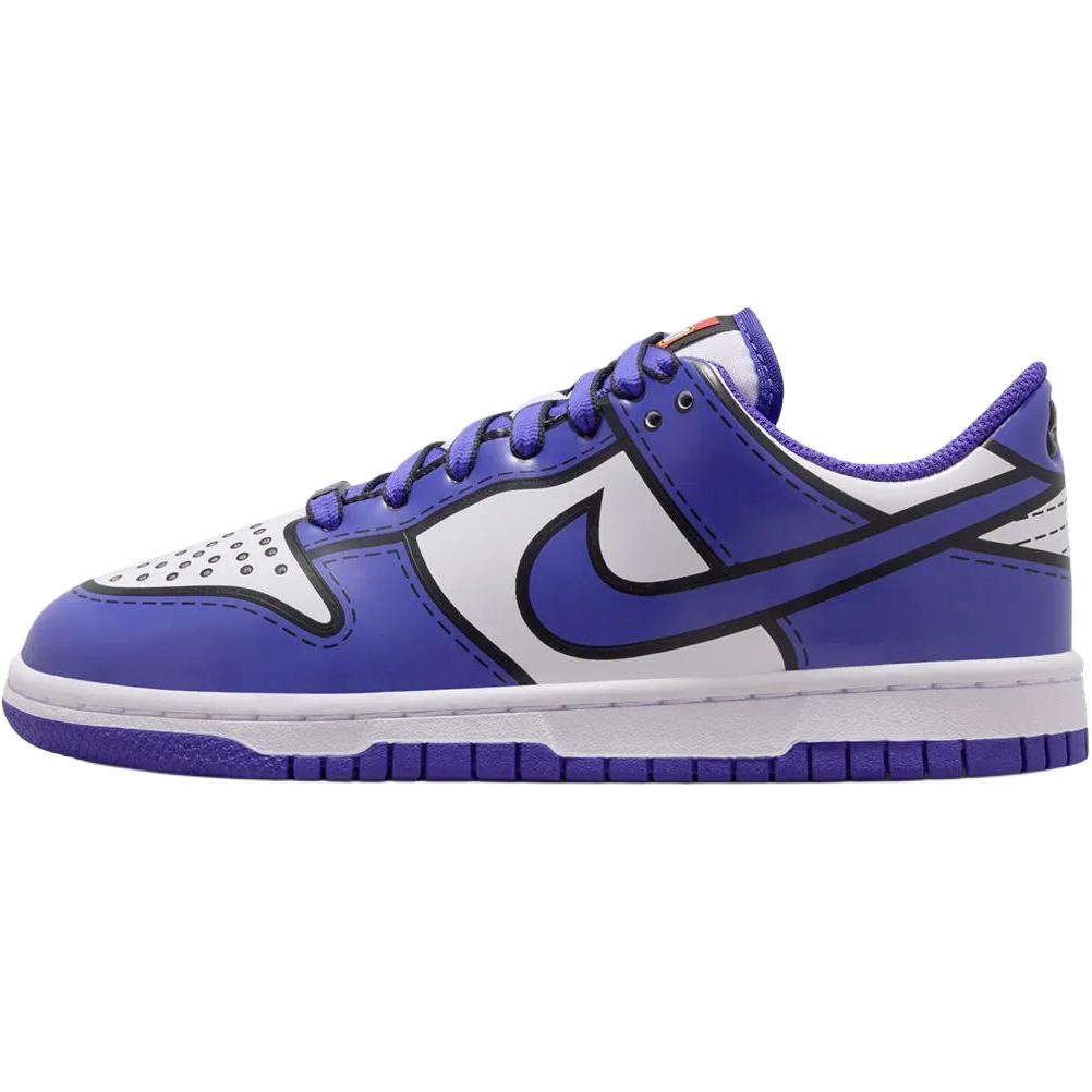 Кроссовки для детей LEGO x Nike Dunk Low GS Bright Concord Синий Белый Ярко-Красный IF2117-102 40