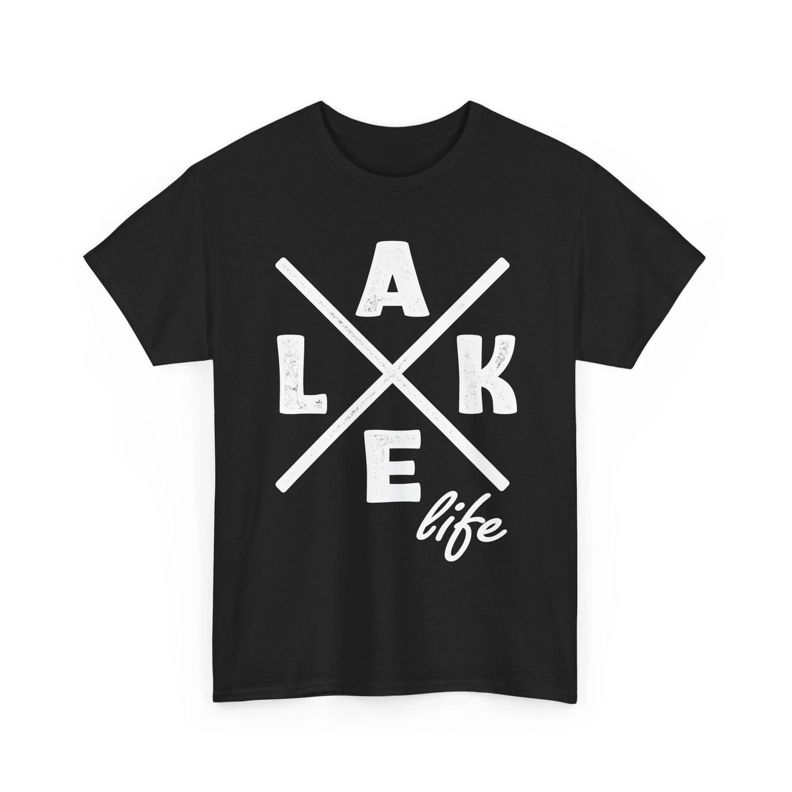 Lake Life T shirt, Summer Vacation Lake Lovers Women Men Shirt 4XL