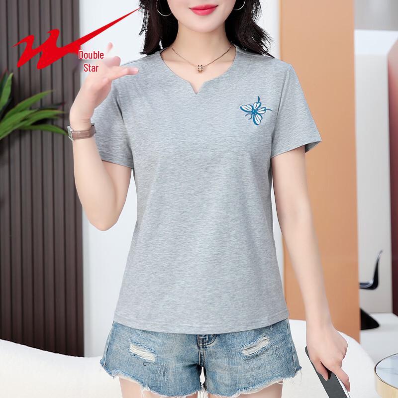Women's Printed Cotton Short Sleeve T-Shirt