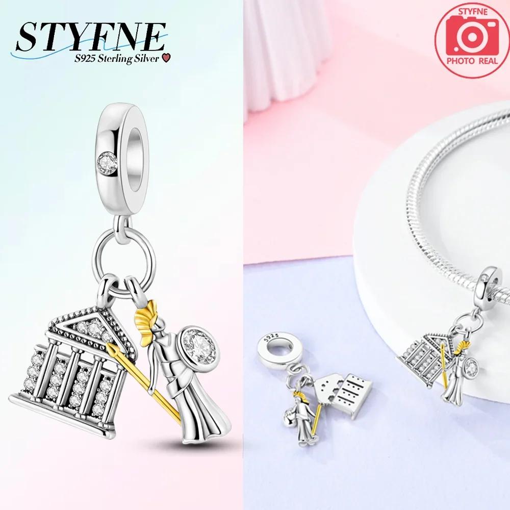 Copper Religious Belief Series Statue Of Liberty Charm Fit Original Bracelet Diy Beads For Women Jewelry Gift