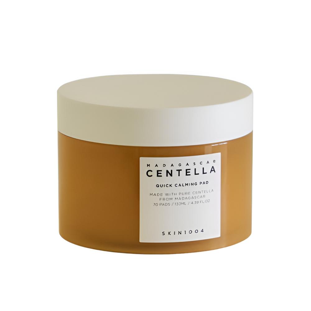Skin1004 Madagascar Centella Quick Calming Pad 70 Sheets–Redness Relief & Soothing Toner Pads/Hydrating Skincare for Sensitive Skin
